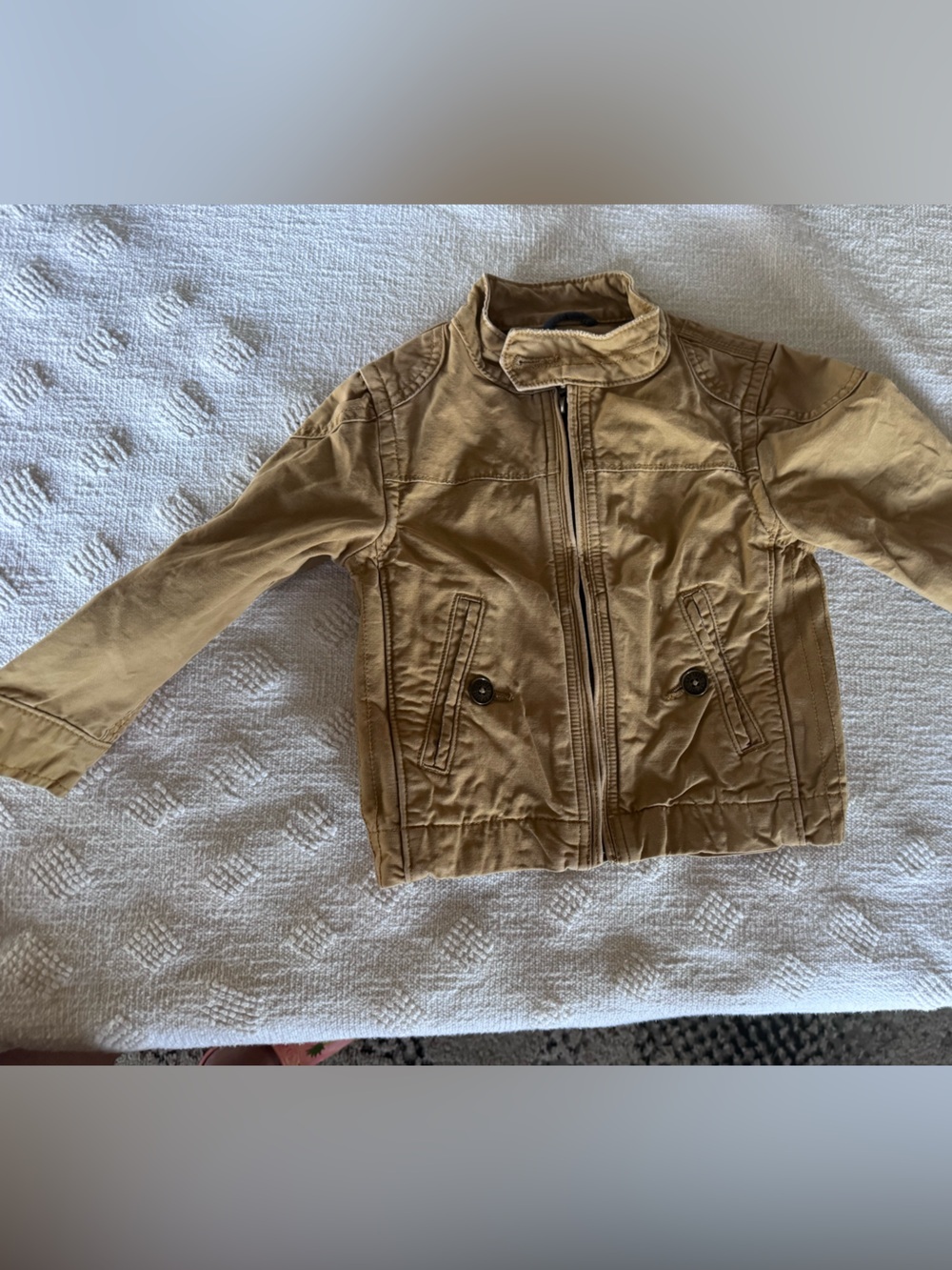 Baby Gap Khaki full zip jacket -SZ 3T unisex
@10